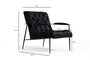 Atelier Del Sofa Matilda - Sillón orejero Negro